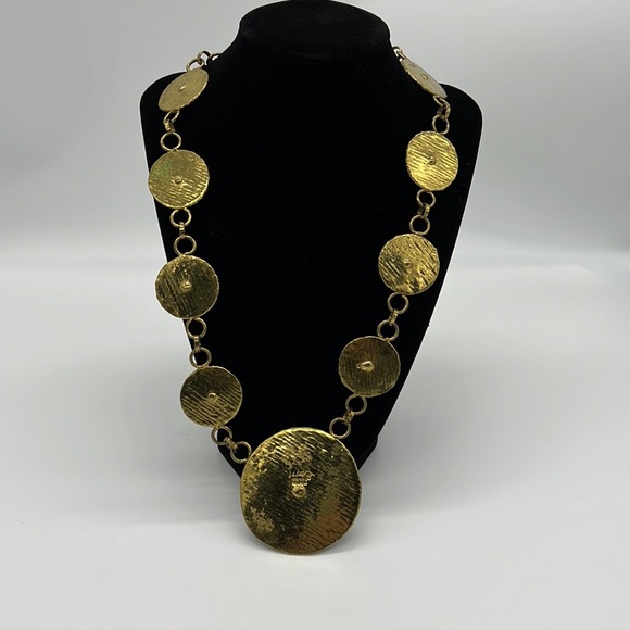 Vintage Hecho en Mexico Exart Mid
Century Modern Brutalist Abstract Necklace - Picture 3 of 4